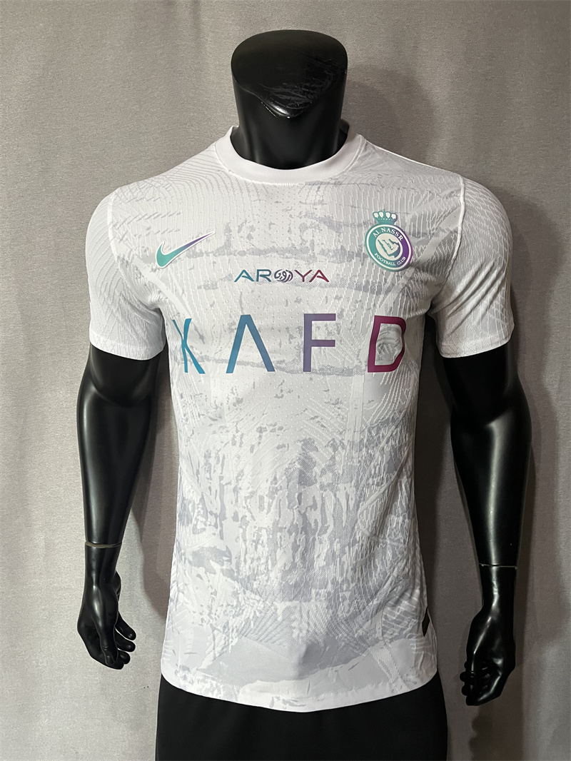 AAA Quality Al-Nassr 23/24 Third White Soccer Jersey(Player)